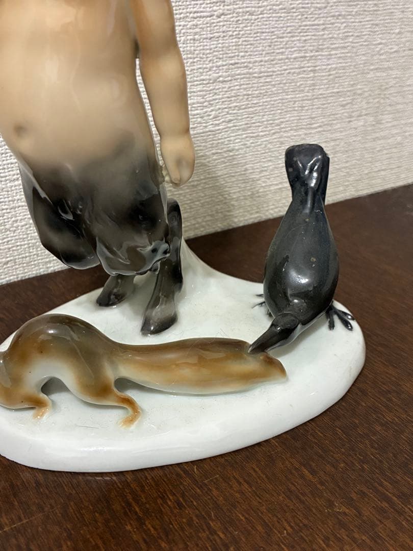 ビンテージ 40s デビル　悪魔　サティロス　牧神　妖精　置物　レトロ　内藤ルネ