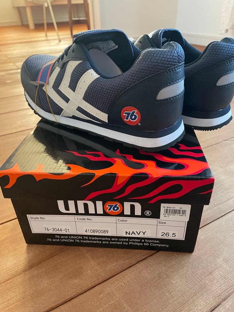 UNION 76 安全靴 76-3044 NAVY 26.5