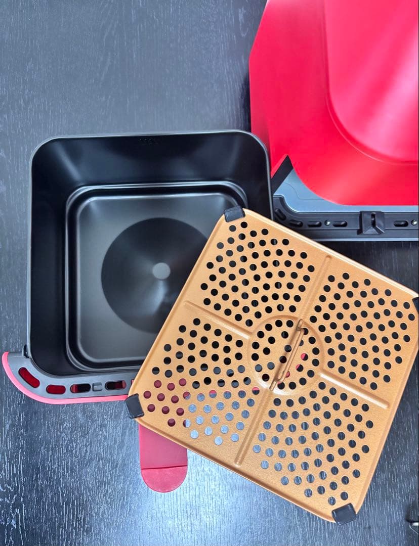 新品未使用　レコルトエアーオーブン　récolte ノンフライヤー レッド