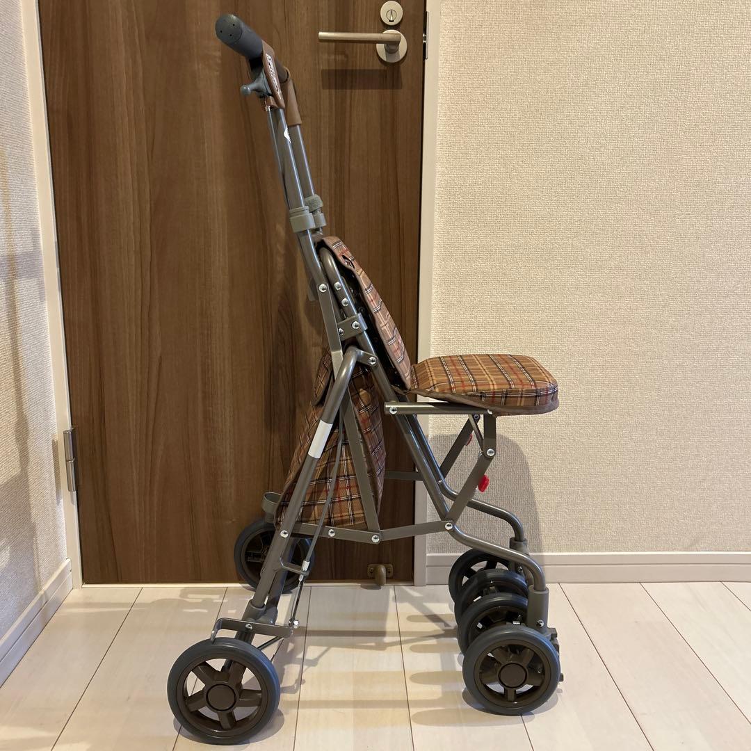 美品 島制作所 シルバーカー サニーウォーカーAW3 手押し車