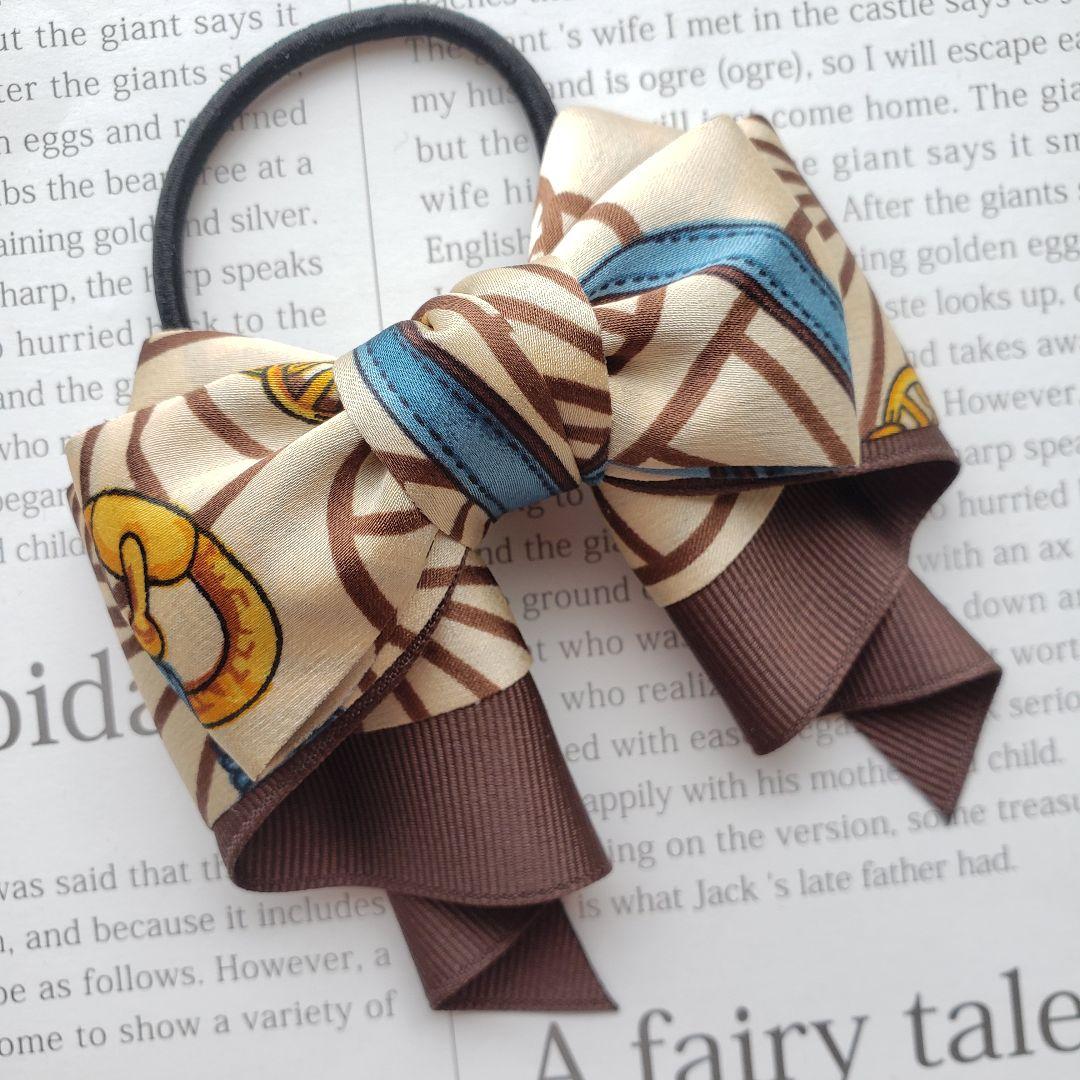リボン　ヘアゴム♡カノンリボン～long～♡スカーフリボン♡ハンドメイド