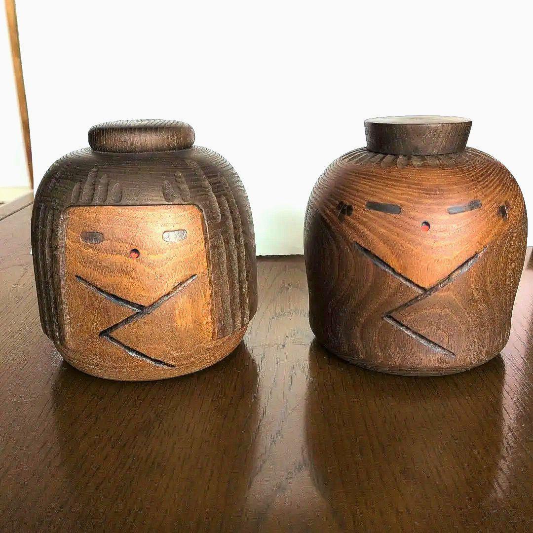 三平こけし　山中三平　こけし2体セット