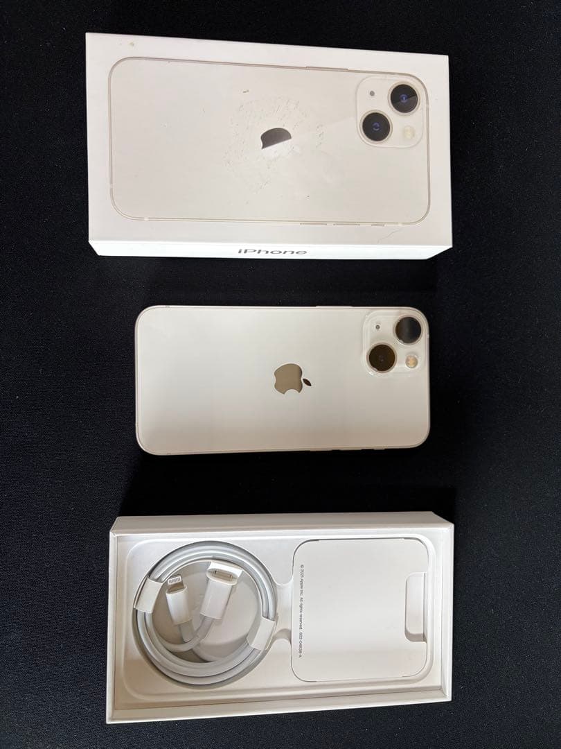 iPhone13 mini 128GB SIMフリー スターライト 美品 箱付