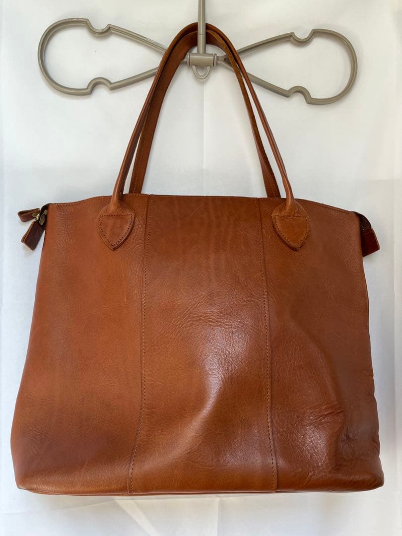 TIDEWAYトールトート（D/ FUSTENER TALL TOTE）ブラウン