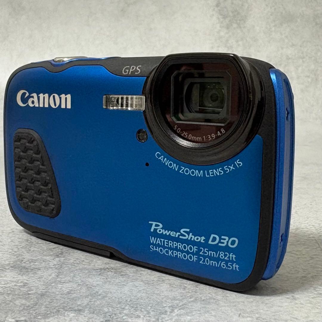 美品！Canon キャノン PowerShot D30 デジタルカメラ 防水