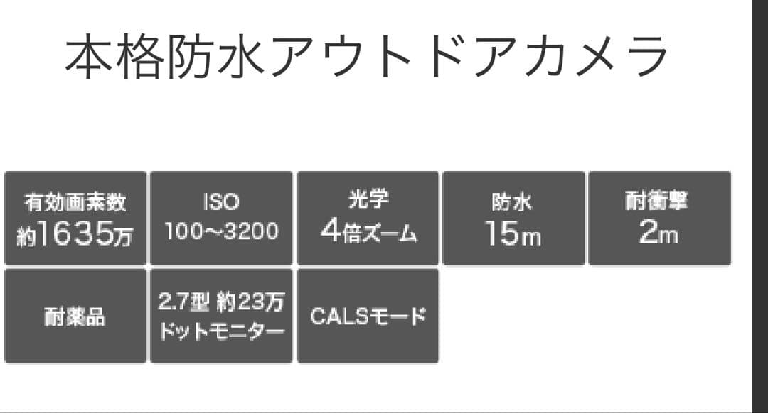 PENTAX ペンタックス wg-1000 グレー Gray 新品未使用