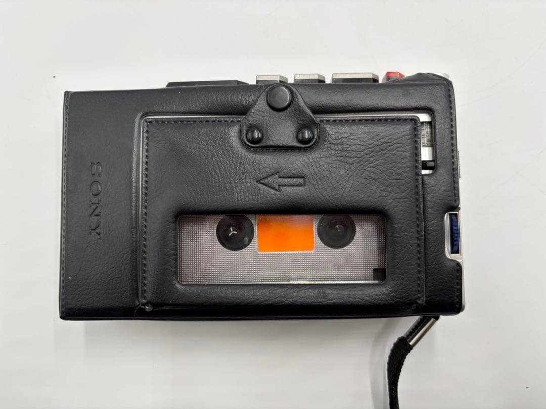 SONY カセットコーダー TCM-141 カバー付き　昭和レトロ　レア