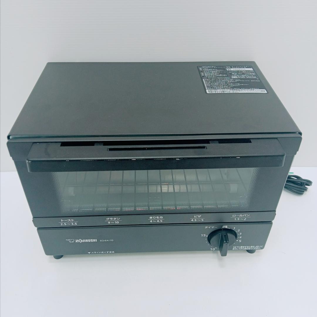 4m6163e2h オーブントースター 象印EQ-EA17G 25年製 ブラック