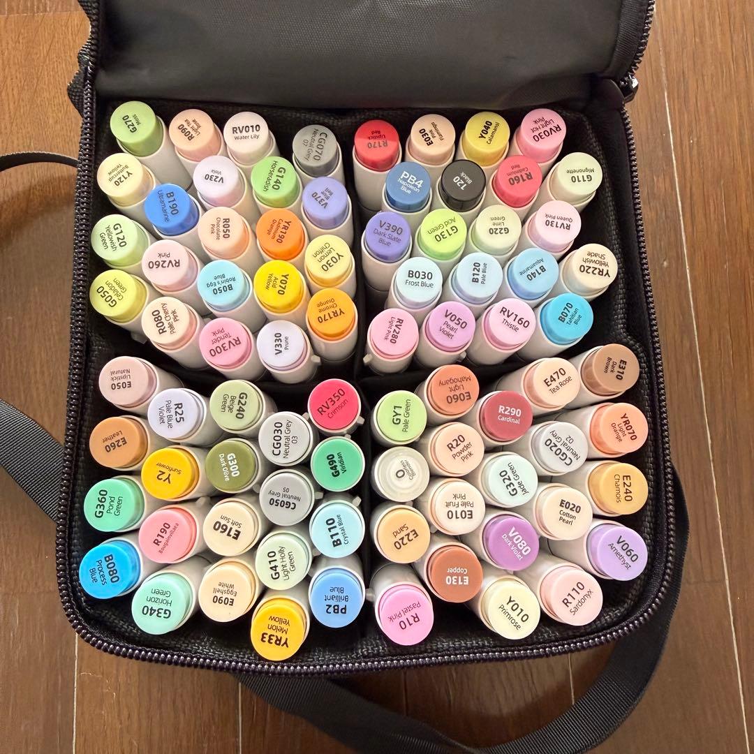 新品 未使用 Ohuhu Honolulu 80本入り 筆 細字 アートマーカー