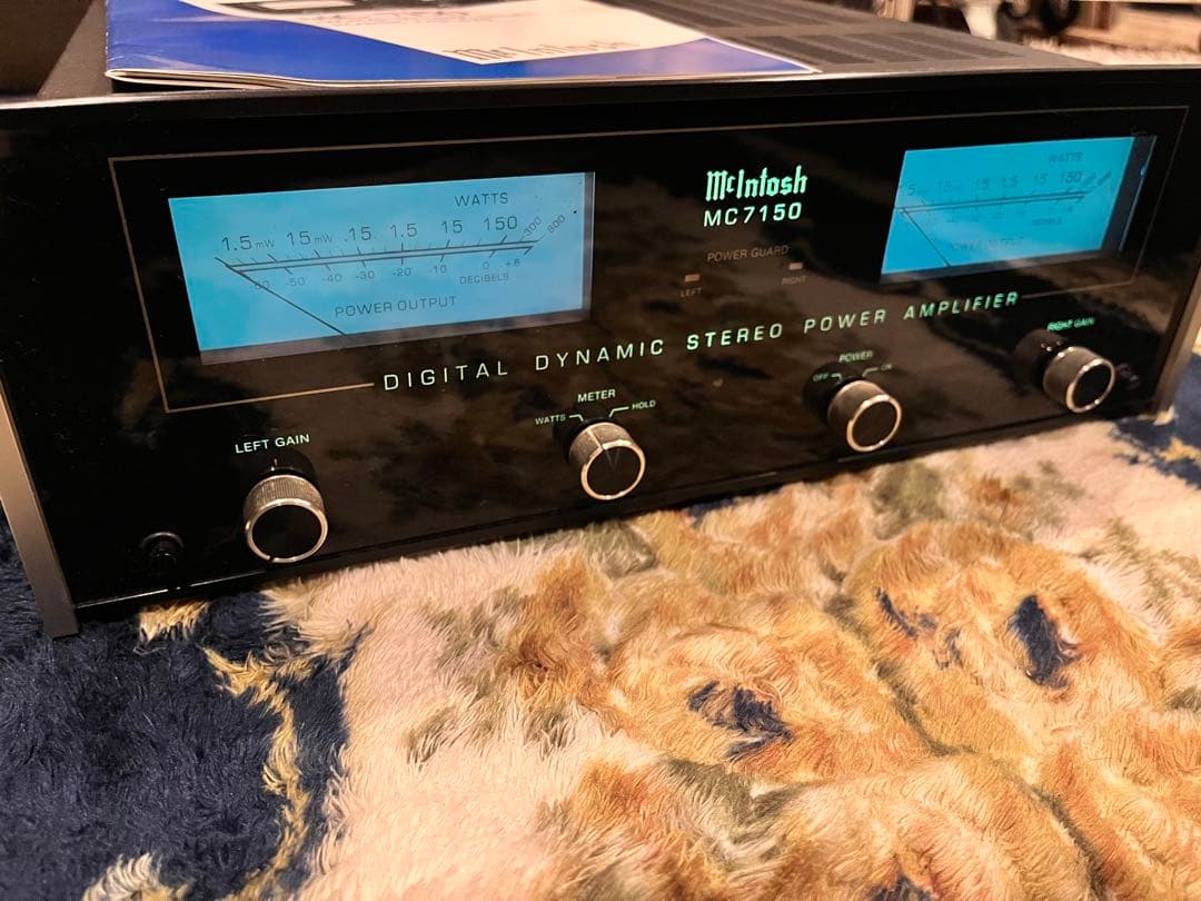 McIntosh MC7150 中古パワーアンプ　綺麗な方かと　ランプ交換済み品