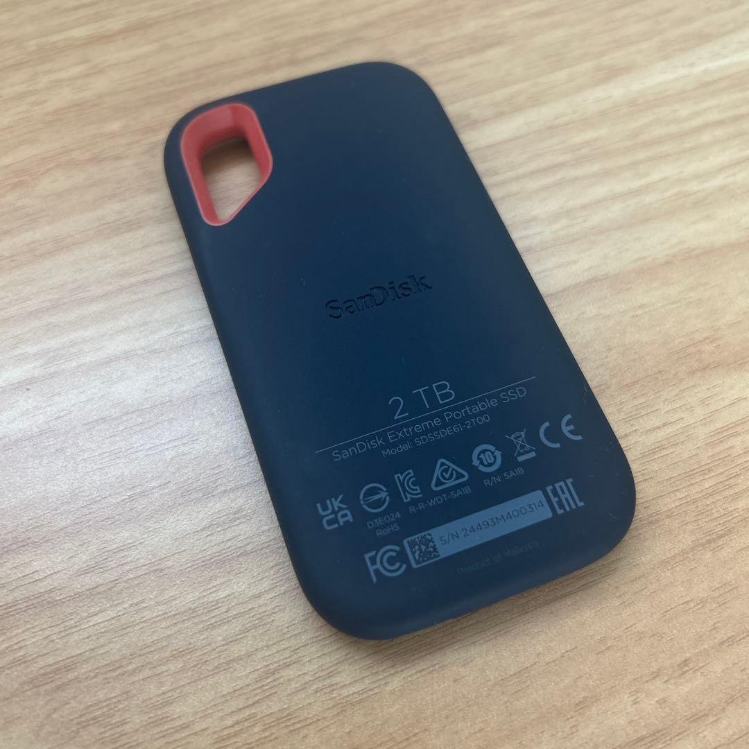 SanDisk 外付けSSD 2TB USB Type-C