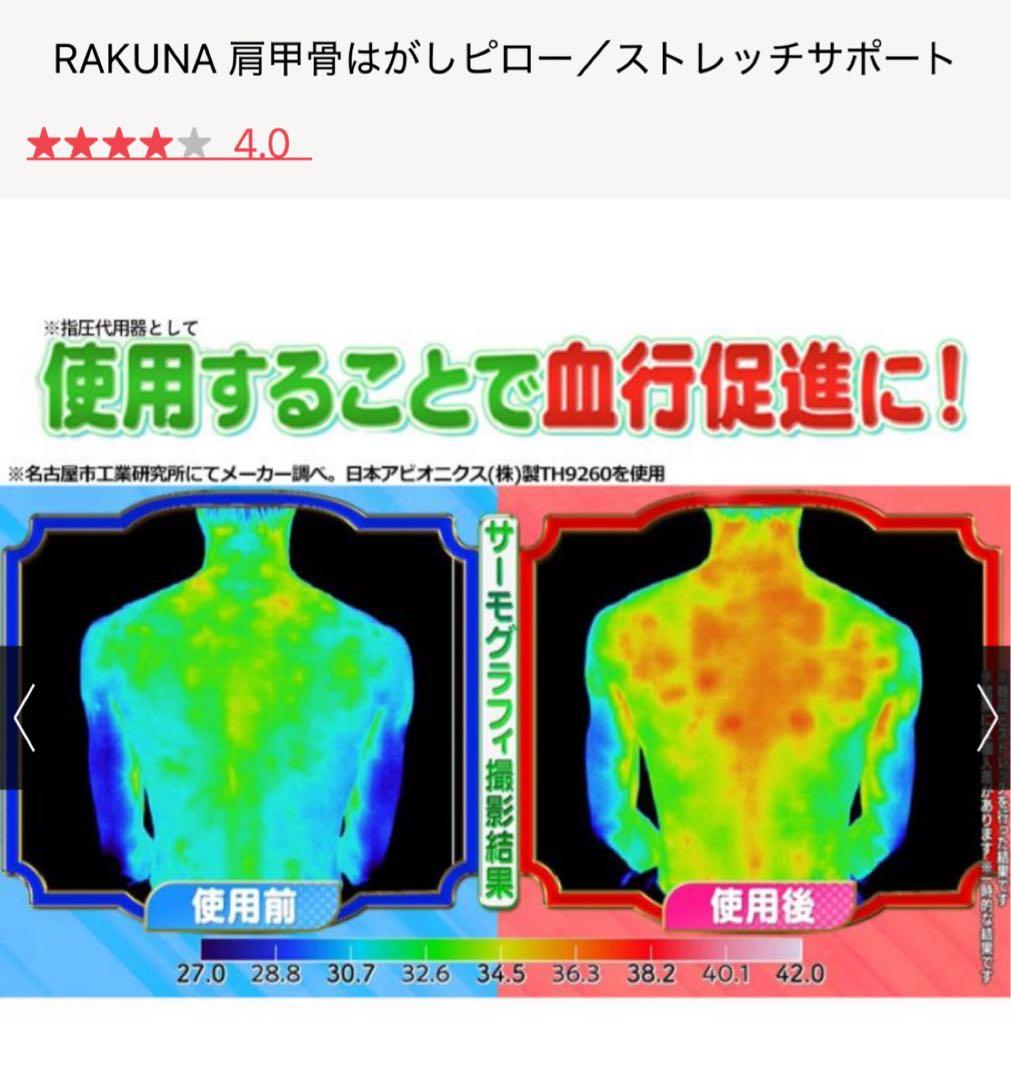 【chicochicona】RAKUNA 骨盤・姿勢矯正クッション 黒
