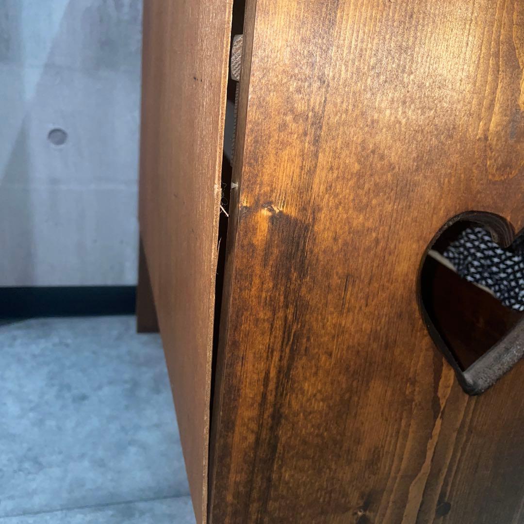 カントリー家具 ハート 収納棚