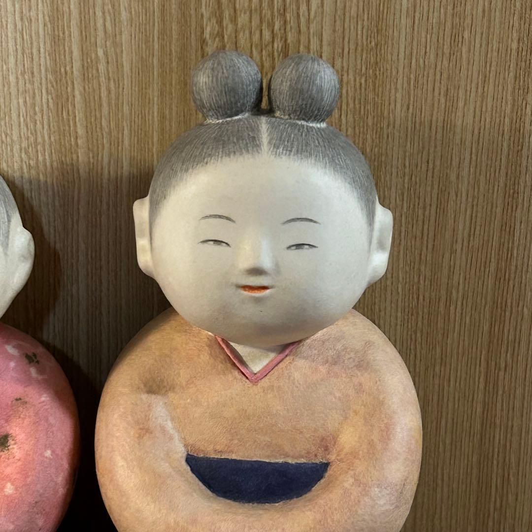 紙塑人形　立雛