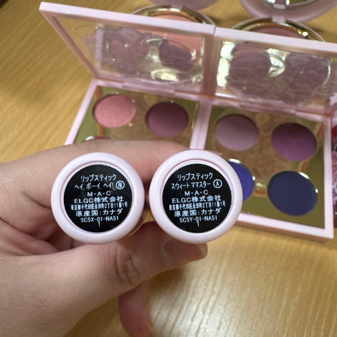 MACアイシャドウパレット＆チーク＆リップセット