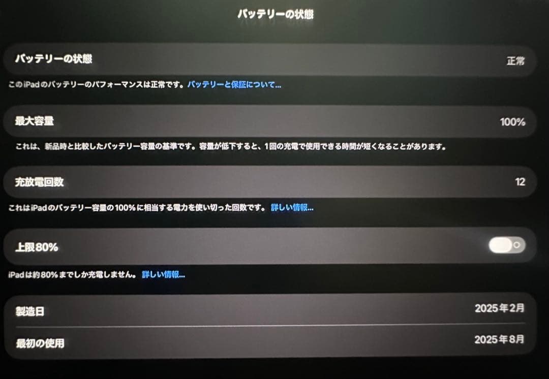 Apple 13インiPad Pro1TB 保証 有効期間2026/08/13