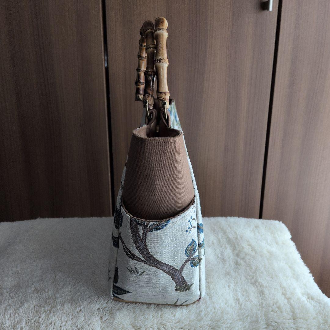 ウィリアムモリス川島織物トートバックハンドメイド　ケルムスコットツリー