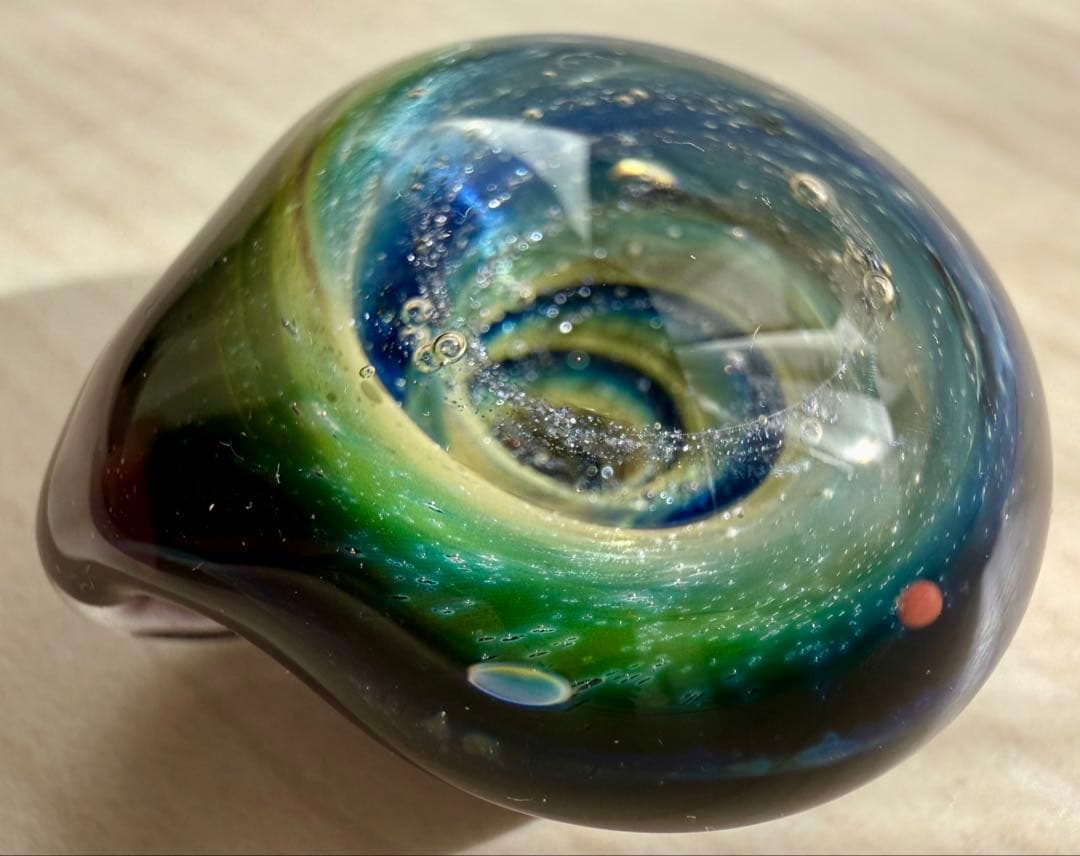 宇宙ガラス　ネックレス　ペンダント