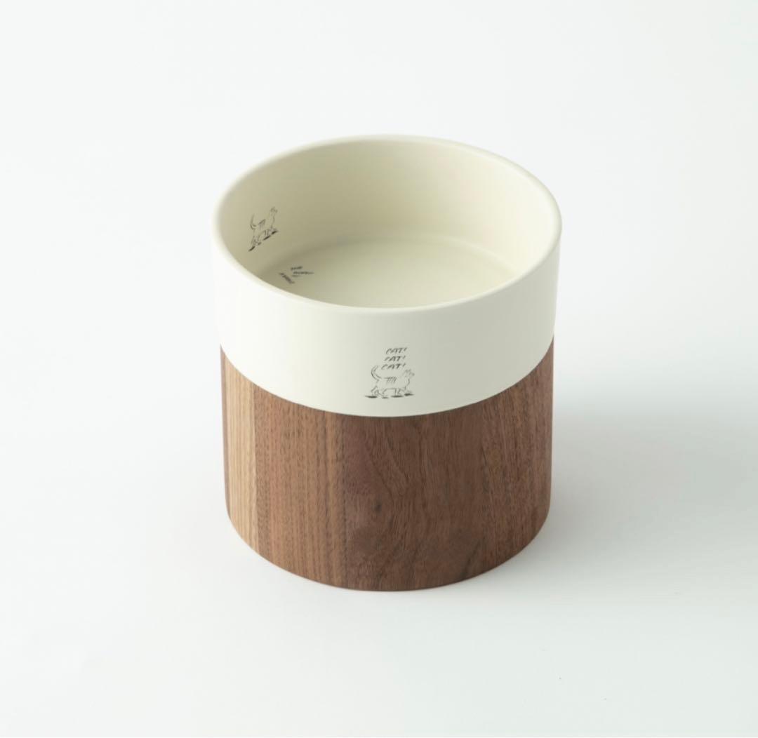 てぇ様　&CAT ウォーターボウル　ウォールナット　限定品