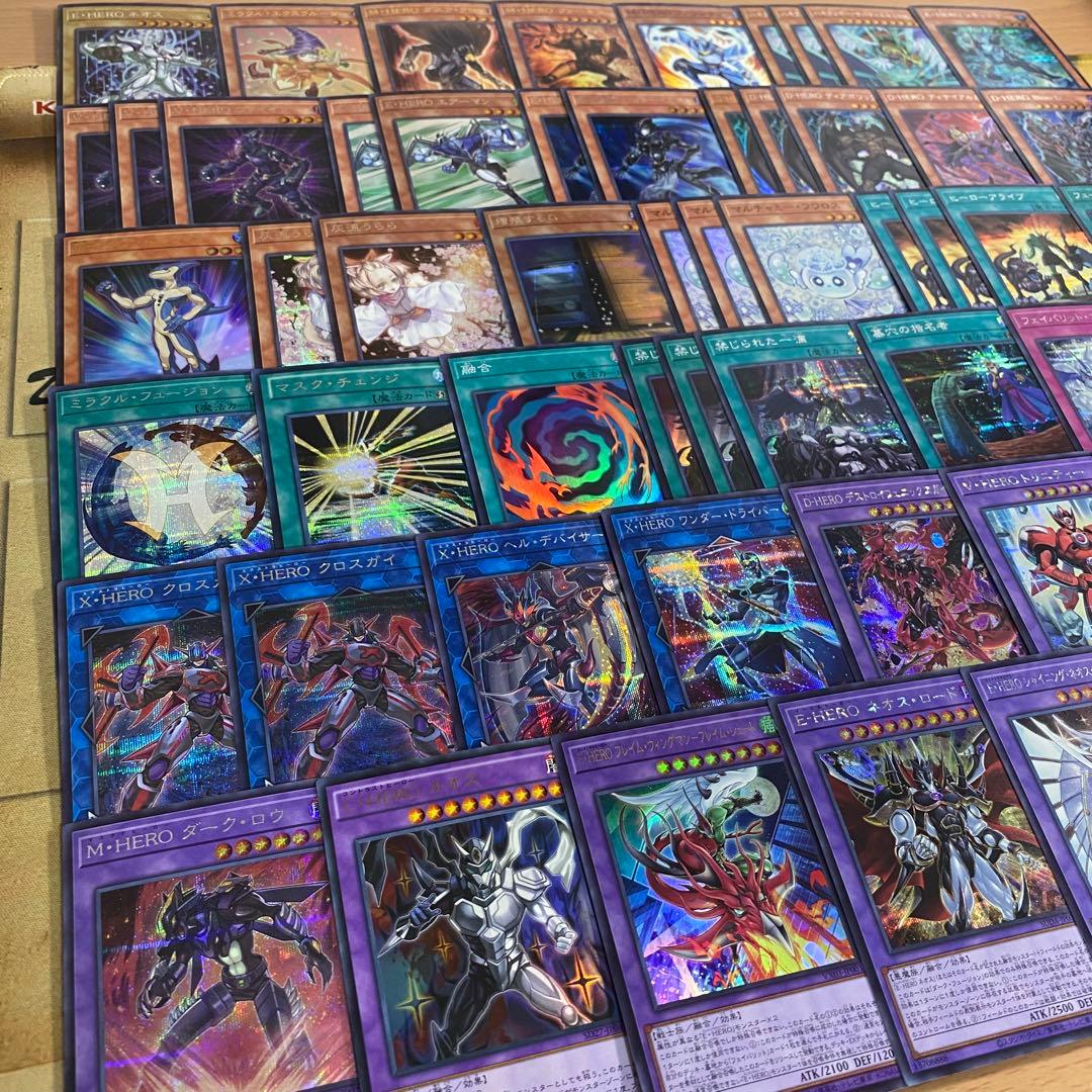 HERO デッキ 遊戯王 高レアリティ 本格構築 ミラクルエクスクルーダー