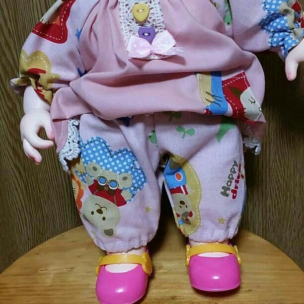 ぽぽちゃんsize  スモッグセット　ハンドメイド