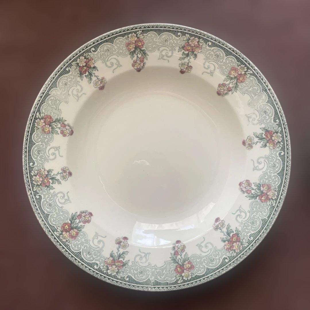 Ebourgeois petit fleur soup 2枚セット　アンティーク