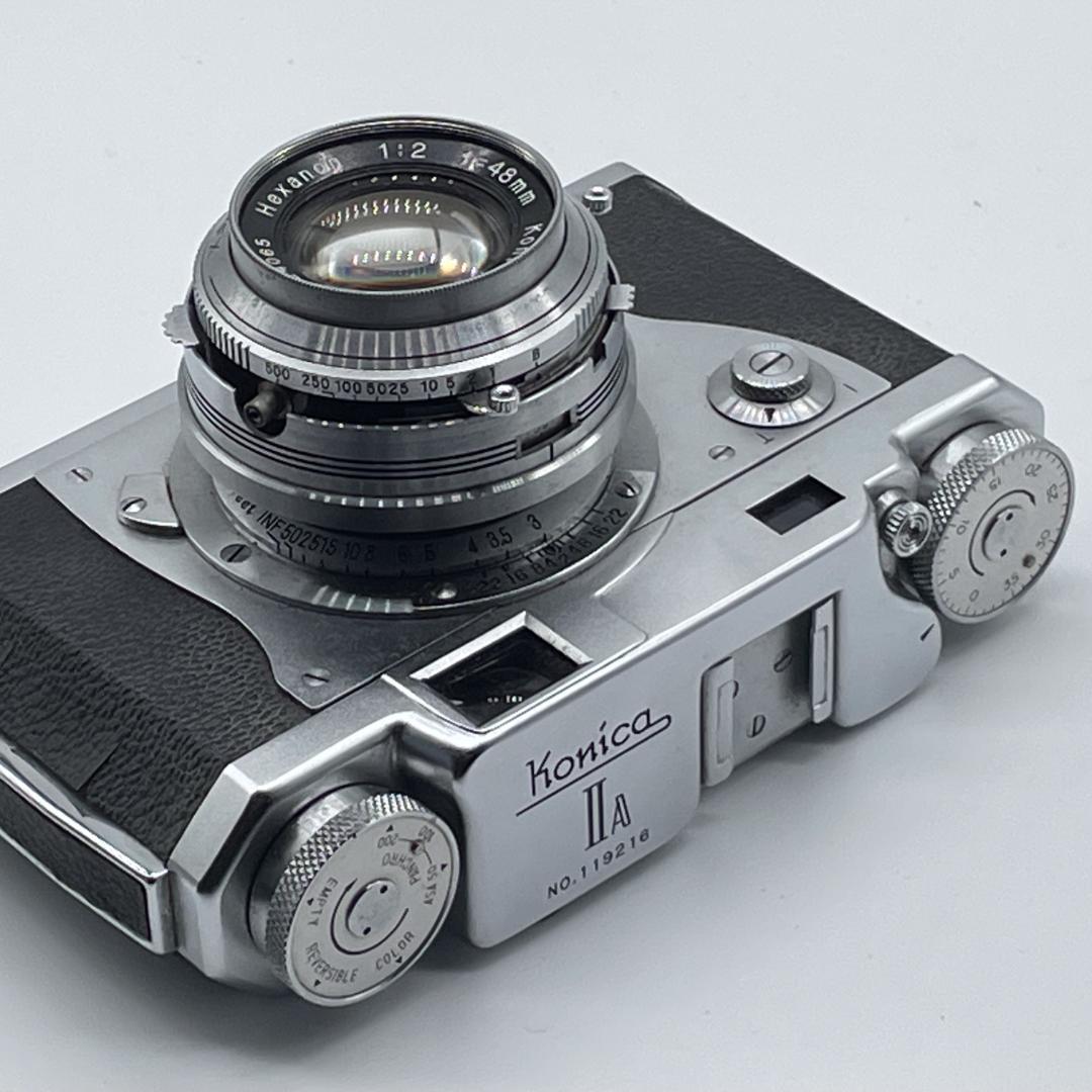 【ジャンク】コニカ IIA レンジファインダー Hexanon 48mm F2
