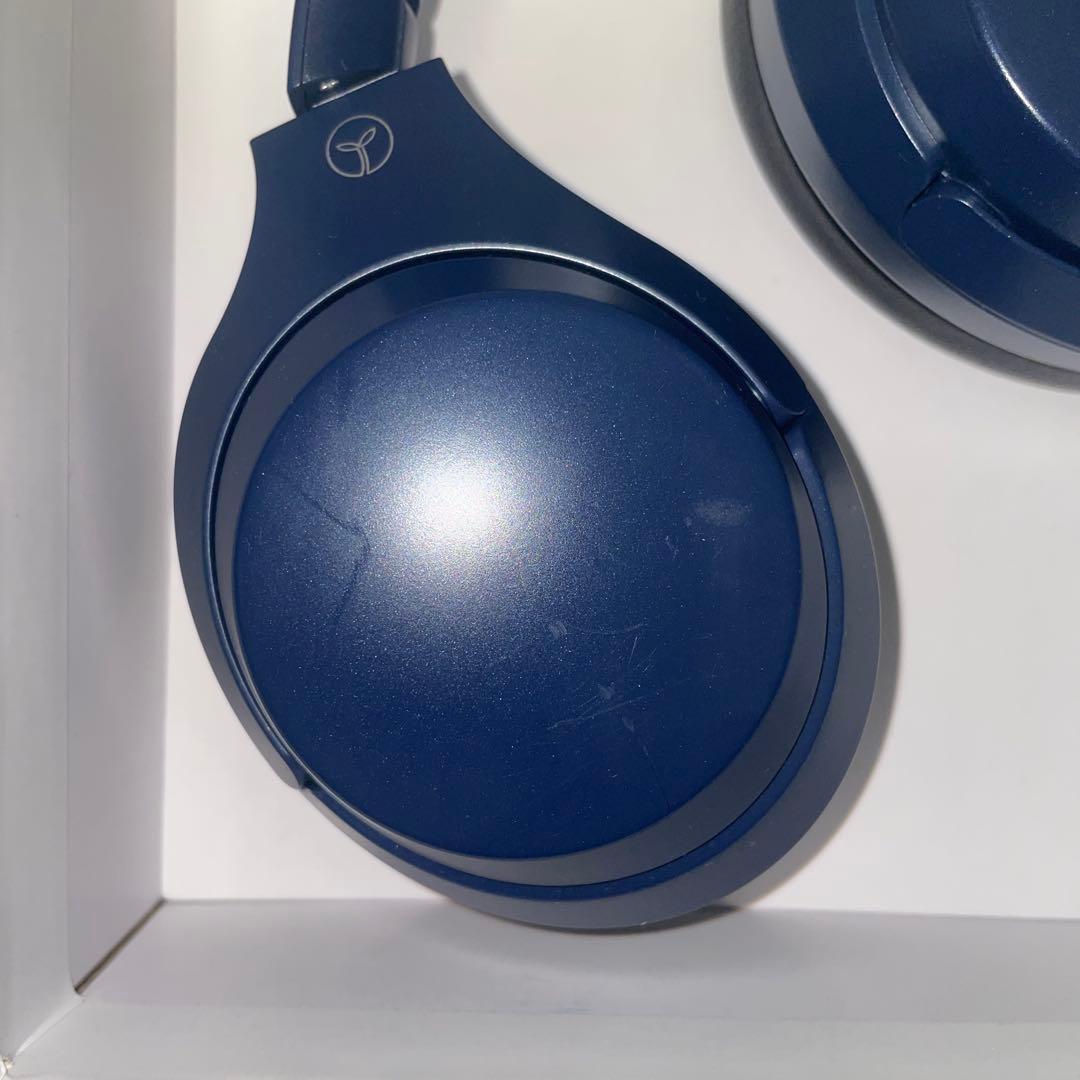 【日本未発売】INVOKE Bluetoothヘッドフォン　ネイビー