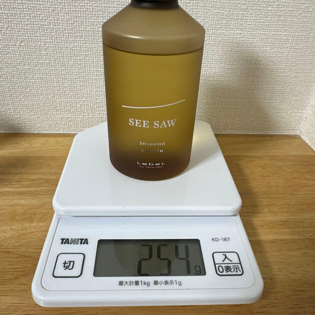 SEE SAW スムース シャンプー＆トリートメント クリアオイル クリアミルク