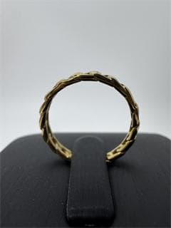 STAR JEWELRY日本製K18ゴールド チェーンデザインリング