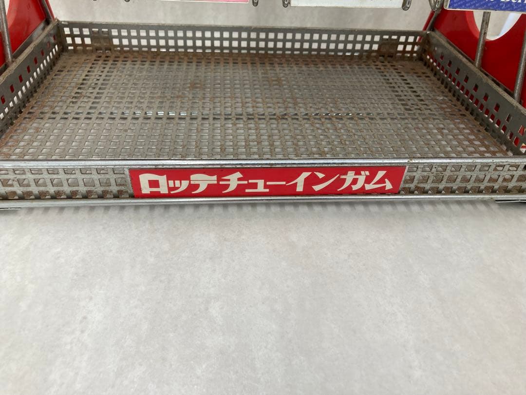 【LOTTE】 ディスプレイスタンド 赤 昭和レトロ アンティーク 非売品