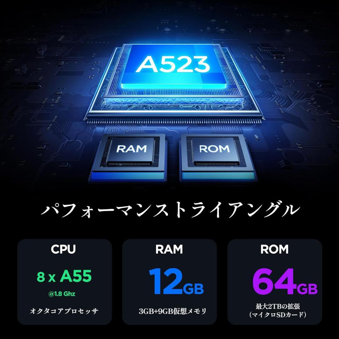 Androidタブレット 10.1インチ12GB RAM新品