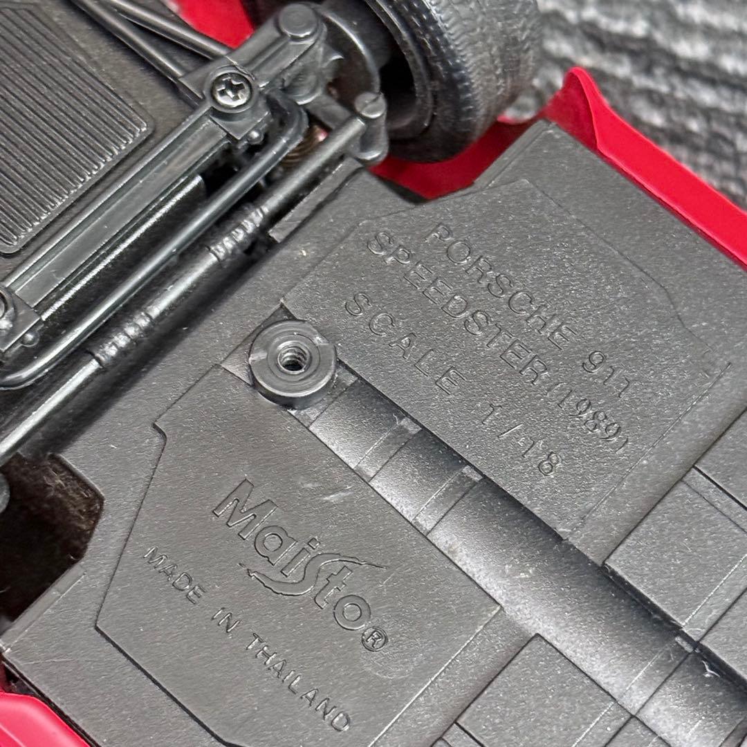 希少 1/18 マイスト ポルシェ 911 スピードスター 1989 レッド