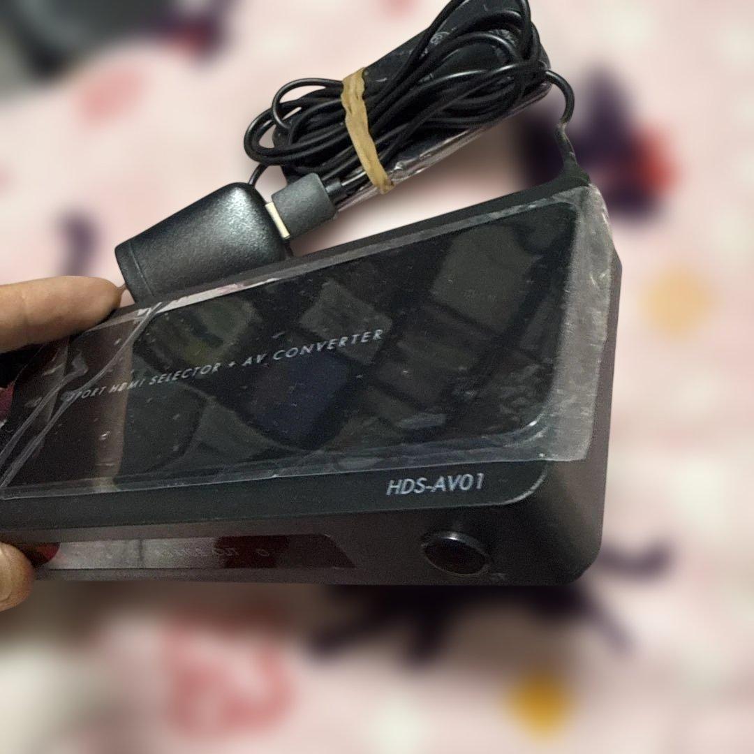 超希少 ミヨシ AV端子入力付きHDMI切替器 ブラック HDS-AV01/BK