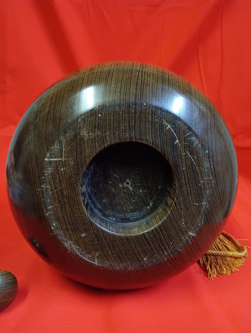 特大 瓢箪 高級銘木 鉄刀木 タガヤサン 縁起物 オブジェ 金運 魔除 厄除