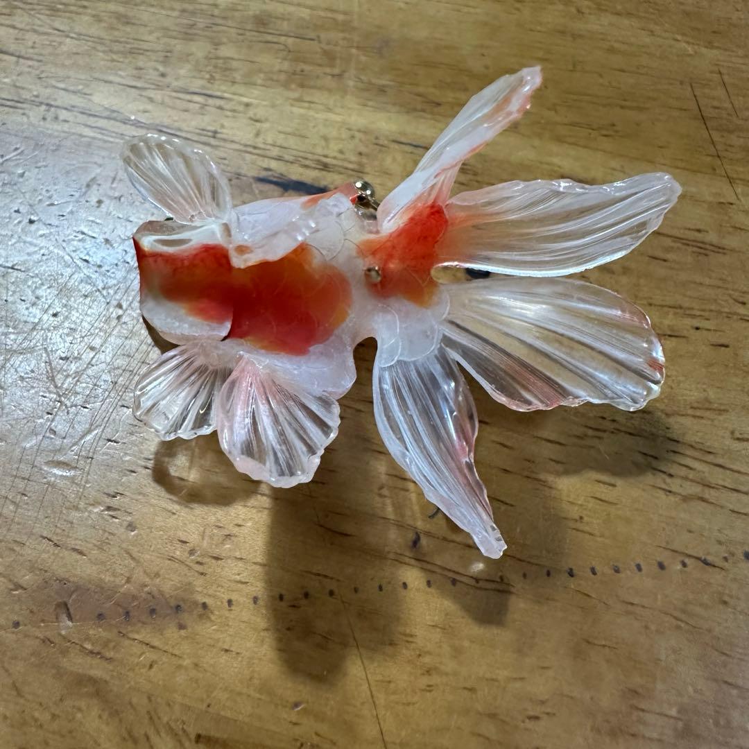 momoiro 金魚　プラ板　イヤリング
