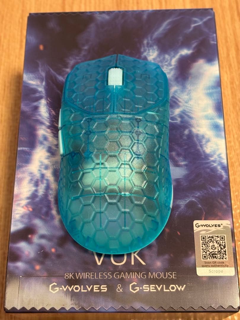 マウス・トラックボール G-Wolves VUK 8K Frost Blue