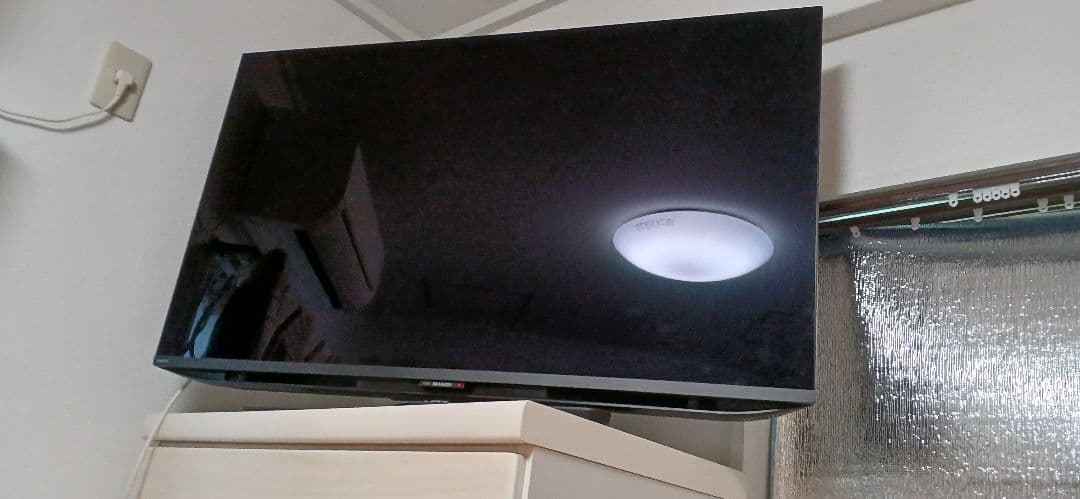 SHARPテレビ　4T-C43GN2 リモコン、コード付き 動作確認済み