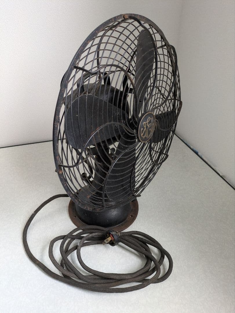 レトロ扇風機　芝浦電機製