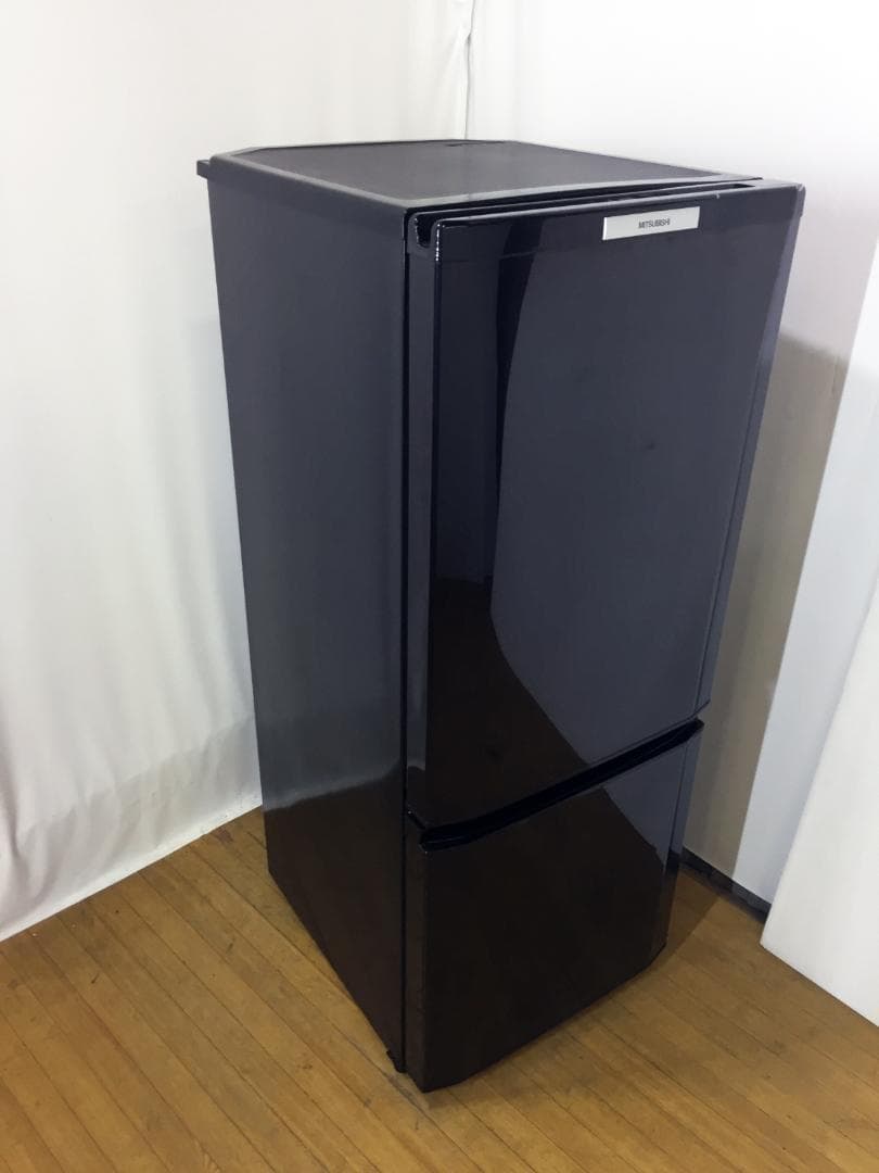 玄関前美品 中古★三菱 146L 冷蔵庫 【MR-P15T-B】
