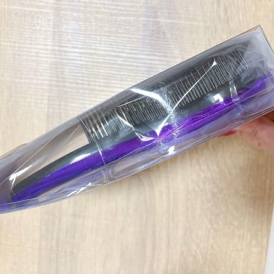 新品✨D tangler ヘアブラシ コーム パープル 紫 ヘアセット