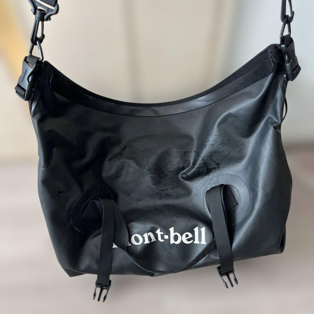 mont-bell 防水ボストンバッグ 黒バイク