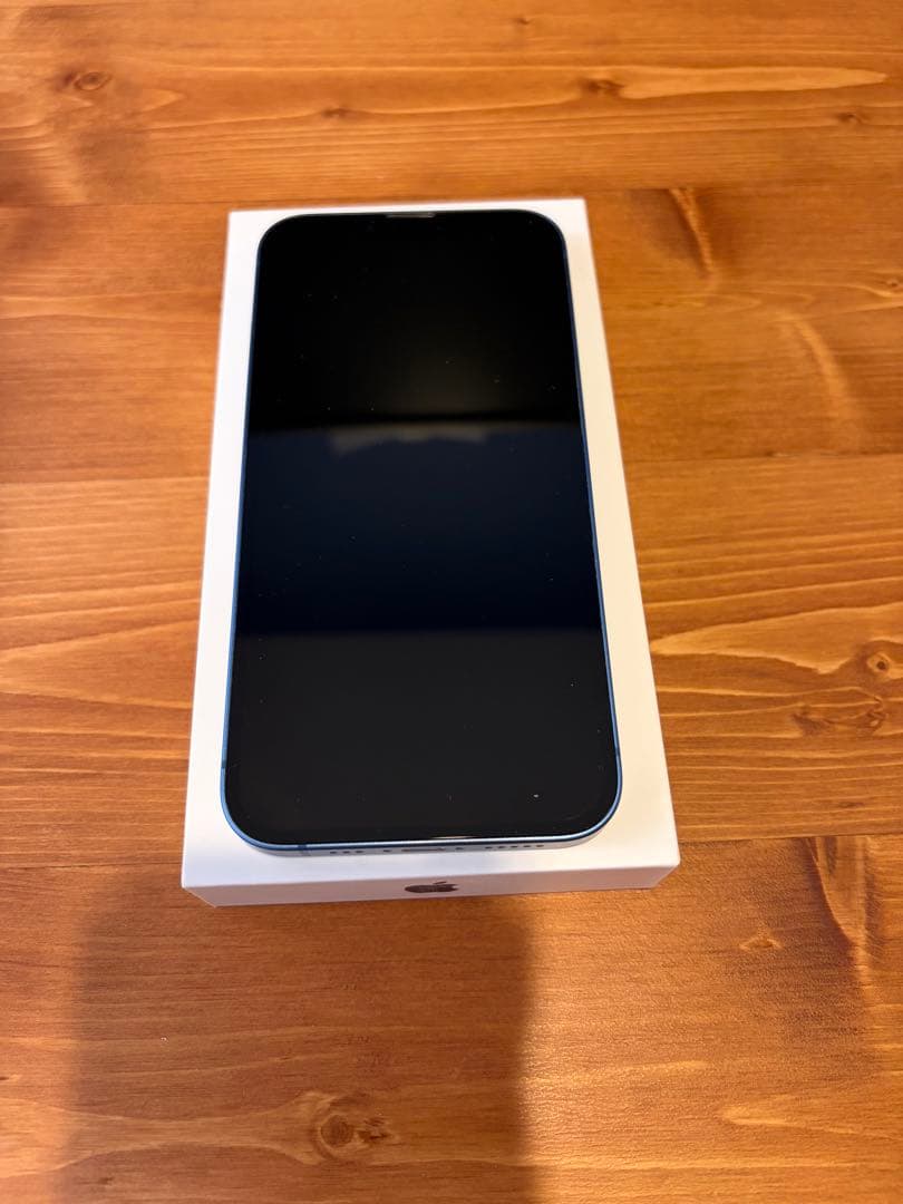 iPhone 13 ブルー 256GB　箱あり　バッテリー78％　動作良好