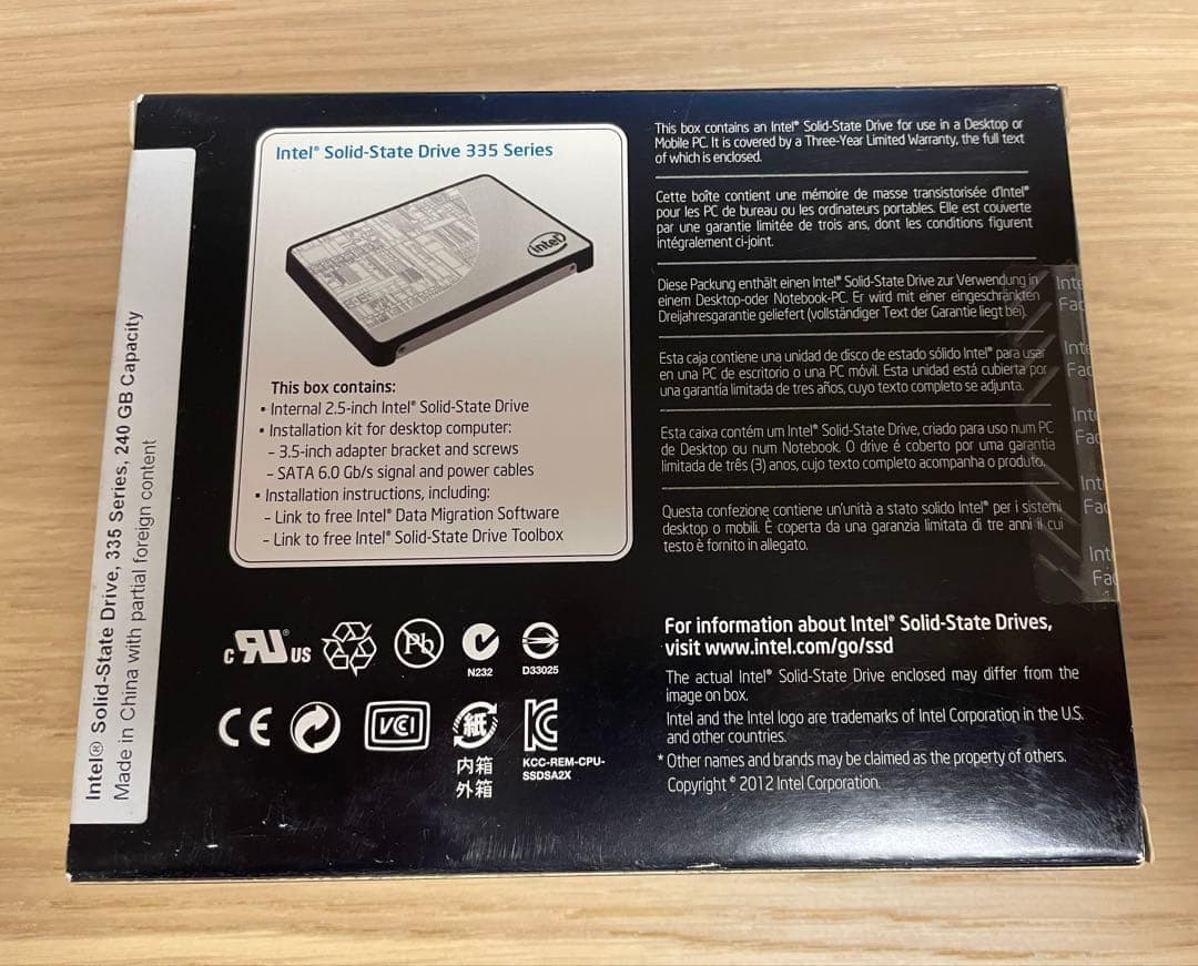 【新品】インテル SSD 335 Series 240GB