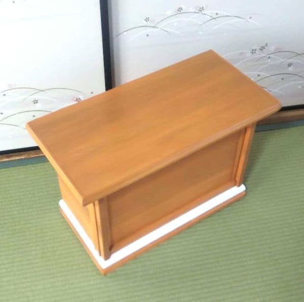 木製家具ハンドメイド/落語テーブル/文机/ボックス型テーブル/飾りテーブル/机