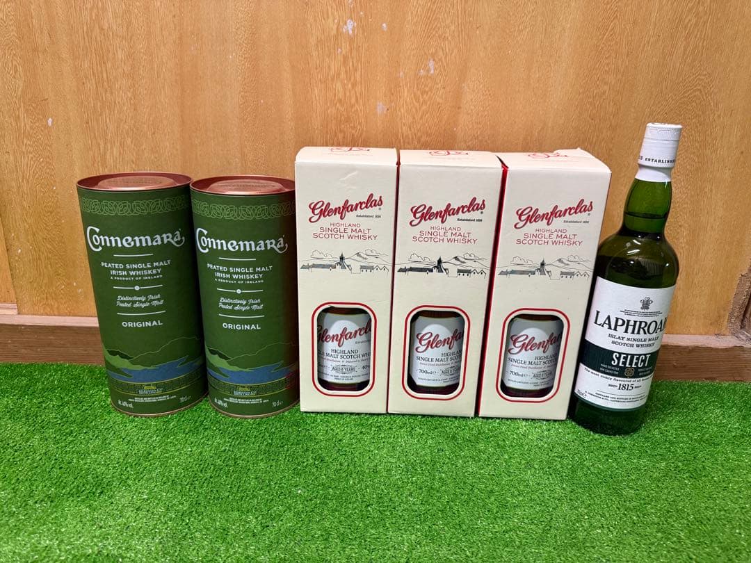 Glenfarclas & Laphroaig ウイスキー6本セット