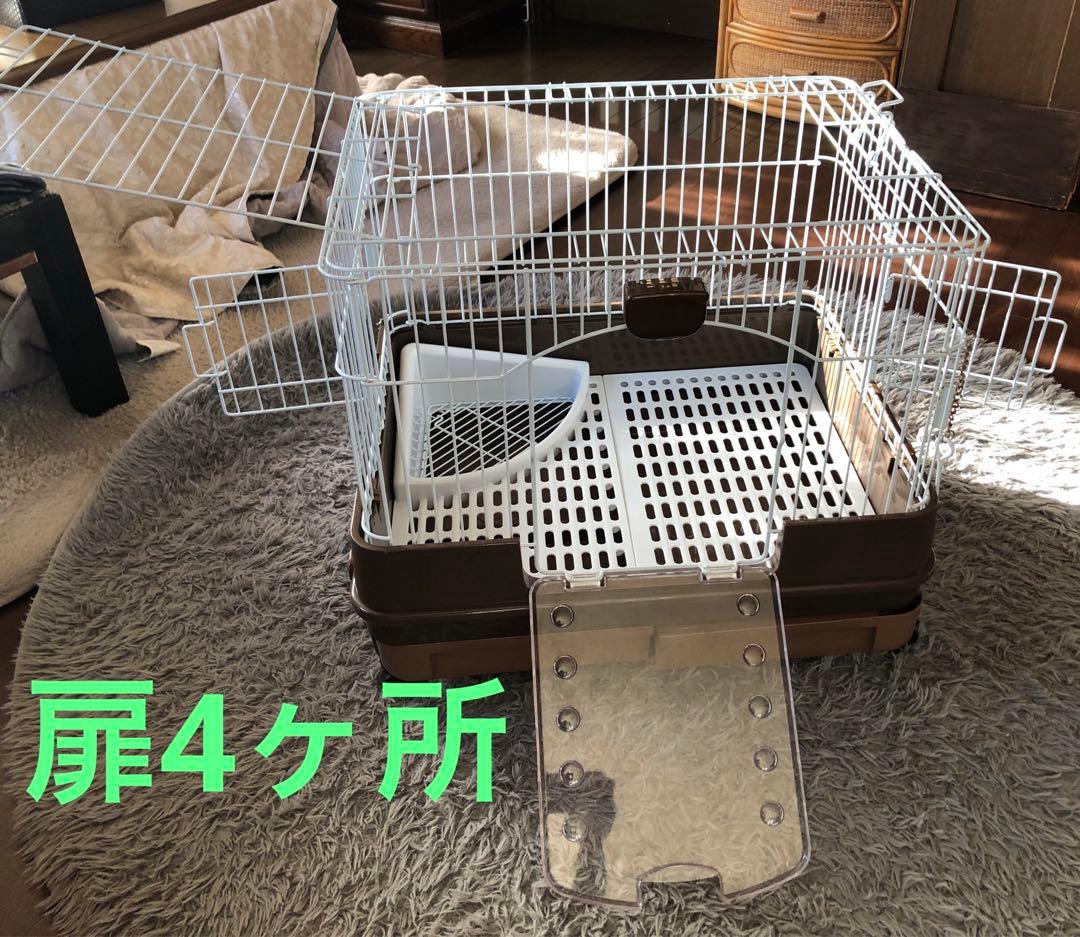 中型ケージ 透明扉付き 小動物用