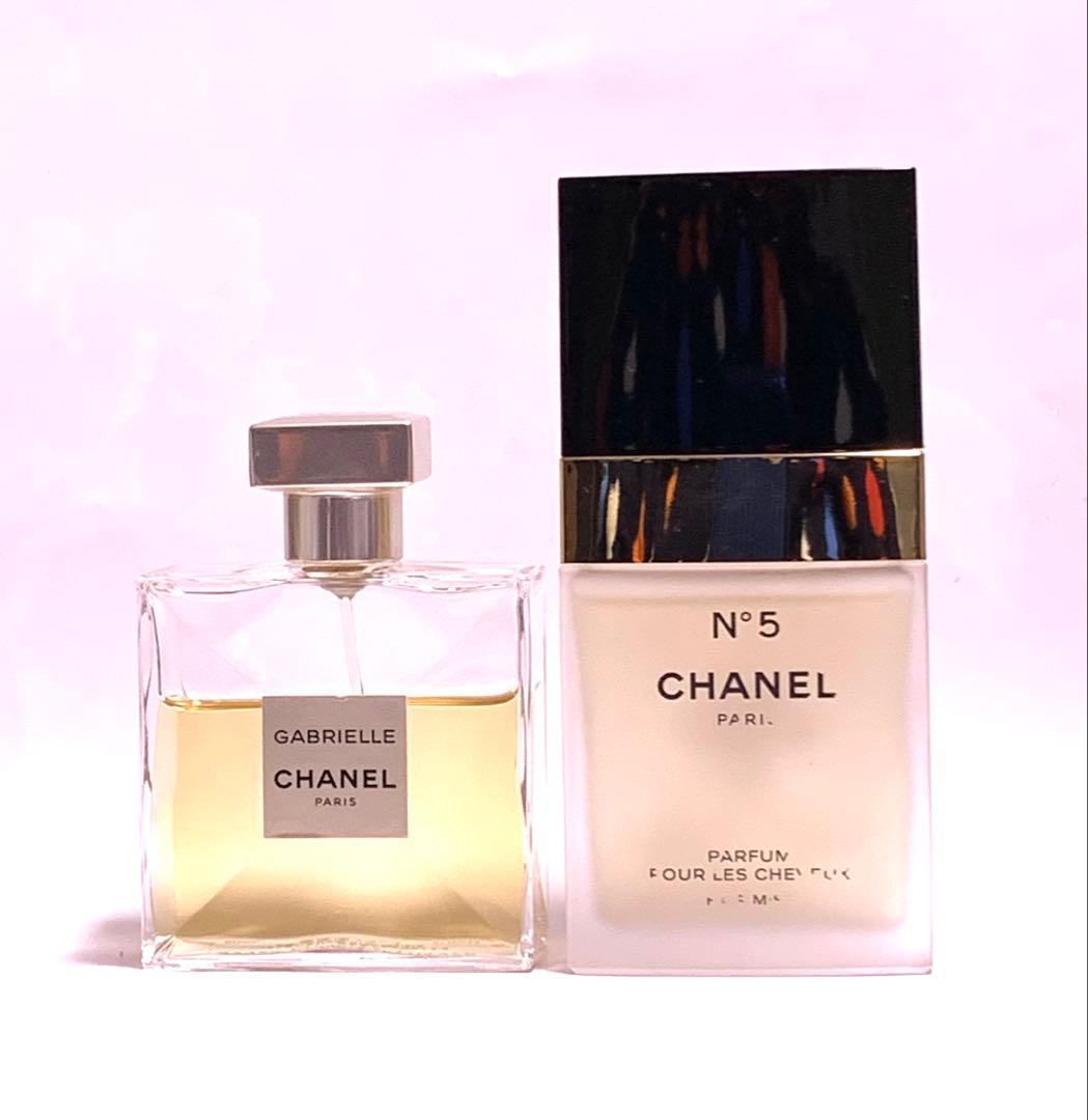 【２本セット】CHANEL No.5 ヘアミスト & ガブリエル EDP
