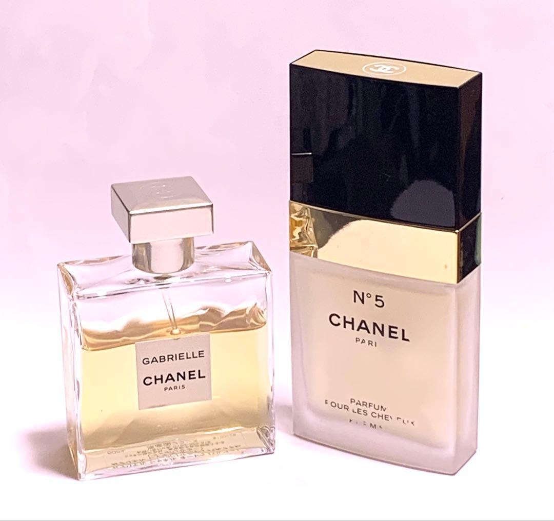 【２本セット】CHANEL No.5 ヘアミスト & ガブリエル EDP