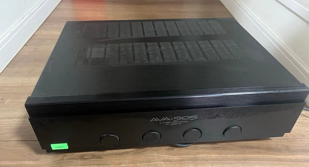 NEC AVA-505 パワーアンプ動作品、現状品